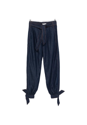 ZIMMERMANN Aster tie-fastening jeans - Blue