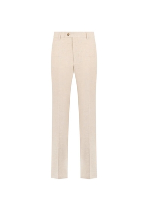 Philipp Plein pressed-crease tailored trousers - Neutrals