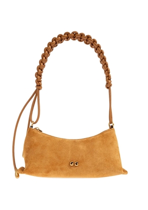 Cult Gaia OSA braided-handle suede shoulder bag - Orange
