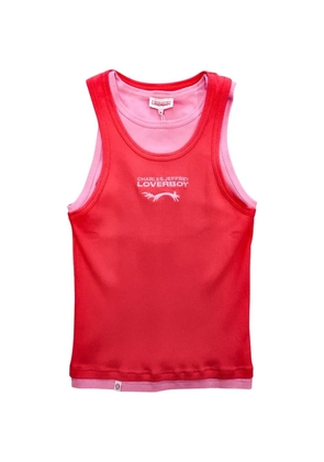 Charles Jeffrey Loverboy logo-embroidered layered-effect vest