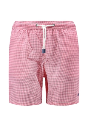 MC2 Saint Barth gingham check swim shorts - Red
