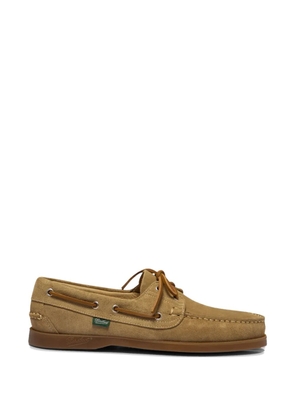 Paraboot Barth suede boat shoes - Neutrals