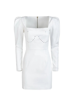 Catalina Diamond rhinestone-embellished mini dress - White