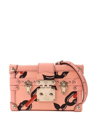 Louis Vuitton Pre-Owned Petite Malle chain-print shoulder bag - Pink