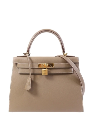 Hermès Pre-Owned Kelly 28 Sellier shoulder bag - Neutrals
