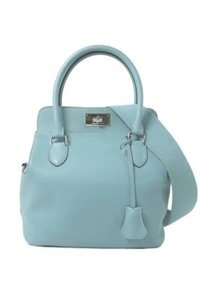 Hermès Pre-Owned 20 Tool Box leather shoulder bag - Blue