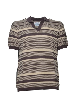 MC2 Saint Barth striped T-shirt - Brown