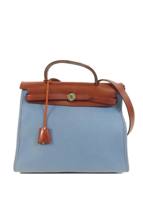 Hermès Pre-Owned PM HerBag canvas shoulder bag - Blue