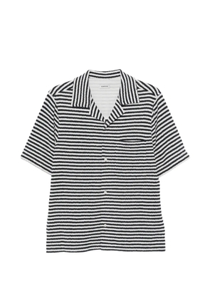 Simkhai striped short-sleeve shirt - Blue