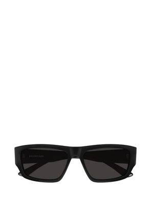 Balenciaga rectangle-frame sunglasses - Black