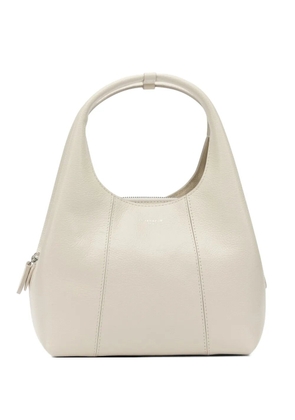 Le Tanneur small Juliette grained leather tote bag - Neutrals