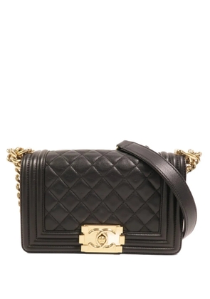 CHANEL Pre-Owned 20 Boy quilted leather shoulder bag - Black