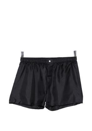 Zegna silk boxer shorts - Black