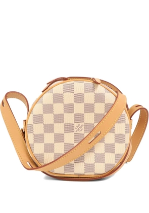 Louis Vuitton Pre-Owned Damier Azur Boite Chapeau Souple PM canvas crossbody bag - Neutrals