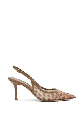 Ninalilou Eva 70 leopard-print pumps - Brown