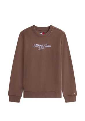Tommy Jeans logo sweatshirt - Brown