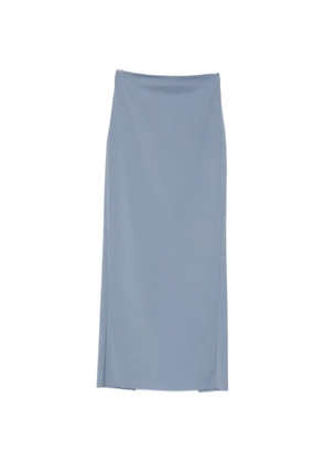 MARSEM high-waisted maxi skirt - Blue