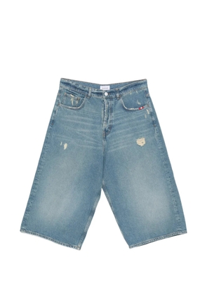 AMISH Denver distressed denim shorts - Blue