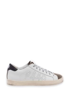P448 John logo-perforated sneakers - White