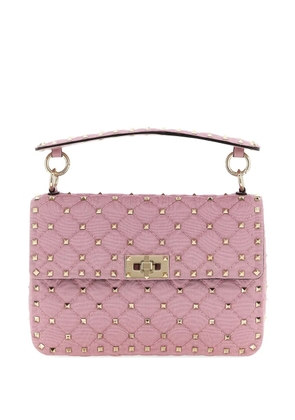 Valentino Garavani Rockstud Spike quilted tote bag - Pink