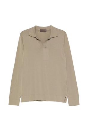 Filippo De Laurentiis long-sleeved polo shirt - Green