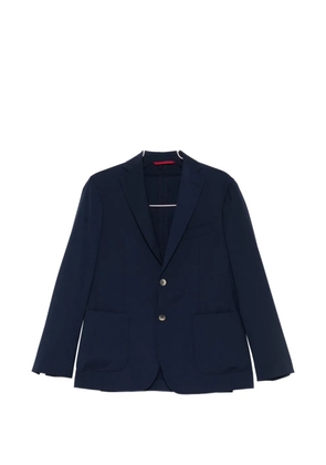 VELA SHOP single-breasted patch-pocket suit - Blue