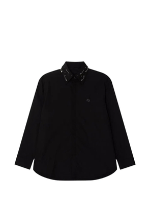 John Richmond safety-pin shirt - Black