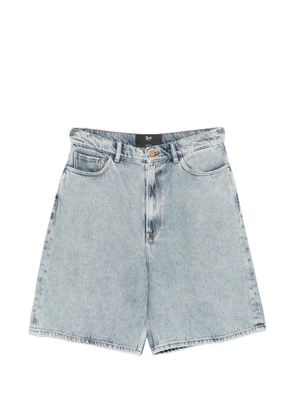 3x1 high-waisted shorts - Blue