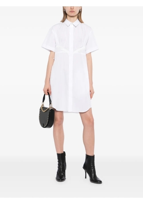 sacai poplin dress - White