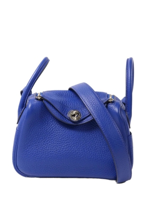 Hermès Pre-Owned Mini Lindy shoulder bag - Blue