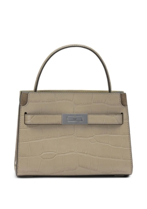 Tory Burch Lee Radziwil croc-effect leather tote bag - Neutrals