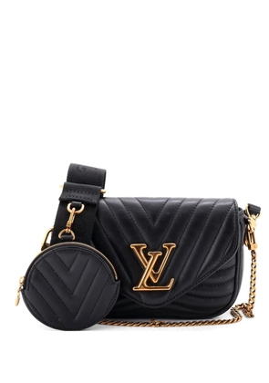 Louis Vuitton Pre-Owned New Wave Multi Pochette Quilted Leather crossbody bag - Black