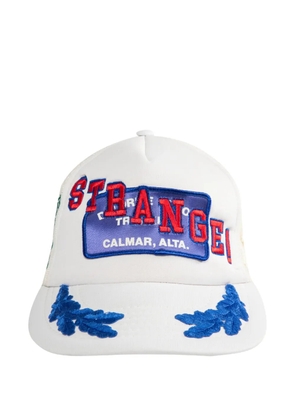 Better with Age patch-detail mesh-panel cap - White