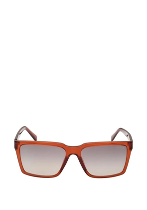 GUESS EYEWEAR rectangle-frame sunglasses - Brown