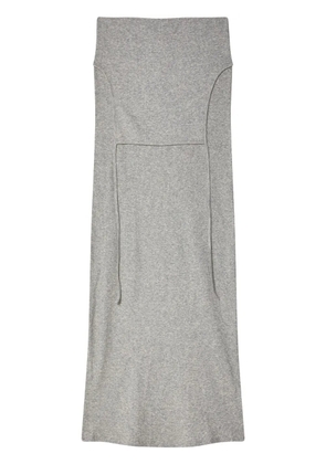 Eckhaus Latta Flip maxi skirt - Grey