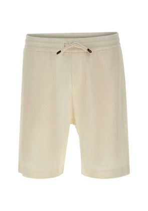 BOSS drawstring-waist shorts - White