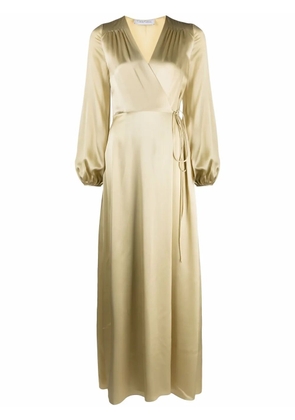 Carine Gilson waist-tied silk night dress - Neutrals