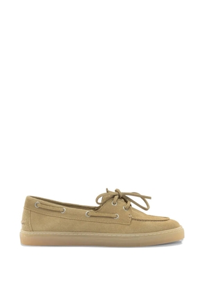 Copenhagen lace-up suede loafers - Neutrals
