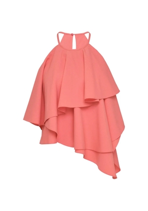 Club21 Collection ruffled asymmetric top - Pink