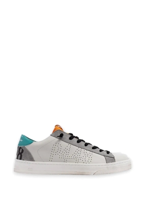 P448 Jack logo-perforated sneakers - Neutrals