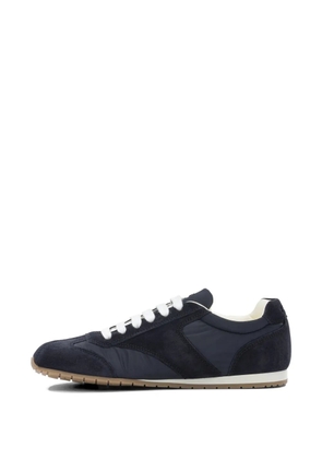Prada suede-panelled sneakers - Blue