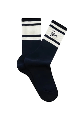 BY PARRA SIgnature striped socks - Blue