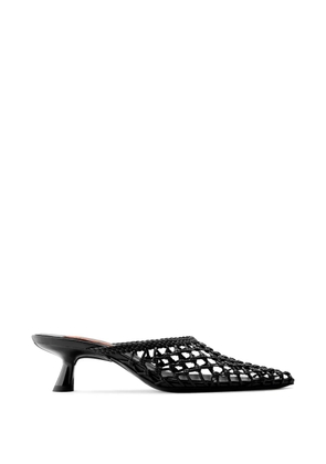 Simon Miller Gala knotted heeled mules - Black