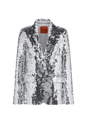 Simon Miller Leon sequin-embellished blazer - Silver