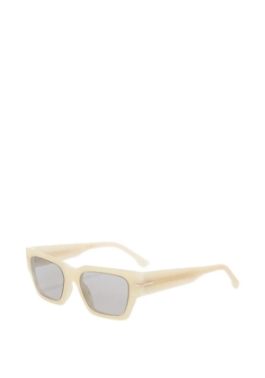 Victoria Beckham rectangle-frame sunglasses - Neutrals