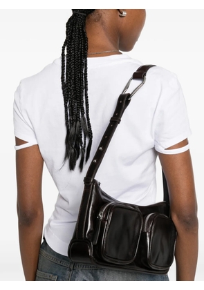 VAGABOND Valence pocket-detail leather shoulder bag - Brown