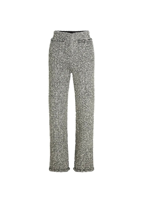 Karl Lagerfeld sequin-embellished trousers - White