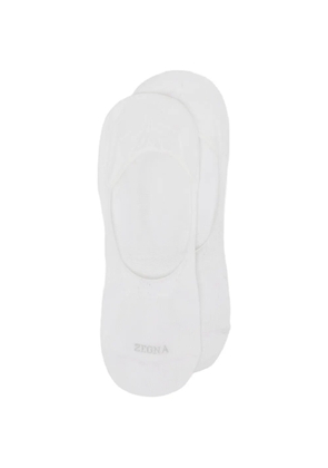 Zegna mercerised stretch socks - White
