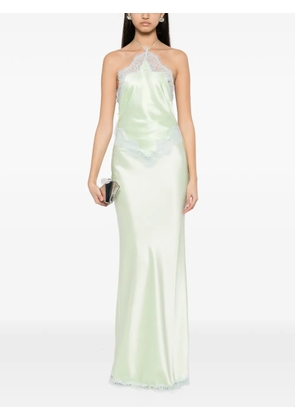 Retrofete Everly lace-trim dress - Green