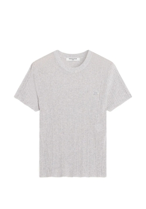 Maison Kitsuné ribbed-knit T-shirt - Grey
